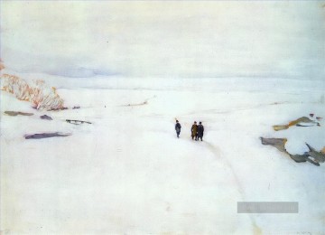 Konstantin Fyodorovich Yuon Werke - der Winter rostow der große 1906 Konstantin Yuon
